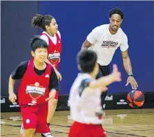  ??  ?? “My focus is always coming back better,” says Toronto Raptors star DeMar DeRozan. “It’s something that I always pride myself on.”