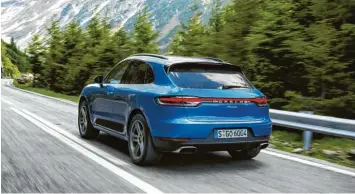  ?? Bild: Porsche ?? Beim neuen Macan setzt Porsche auf Modellpfle­ge. Einen Diesel gibt es nicht mehr – aber ein neues Heck.