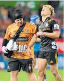  ?? Photo / Photosport ?? Damian McKenzie is out for the year after injuring his ACL.