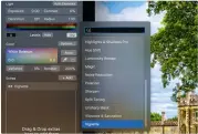  ??  ?? Add extra adjustment tools for greater control over the finished HDR look.