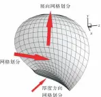  ??  ?? 图3 桨叶有限元模型Fig.3 FE mesh model of propeller blade