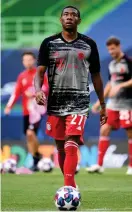  ??  ?? David Alaba vill bort från Bayern.