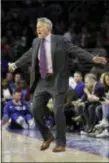  ?? THE ASSOCIATED PRESS FILE ?? Sixers coach Brett Brown might be dancing with joy now that the club has decided to announce his new three-year contract extension.