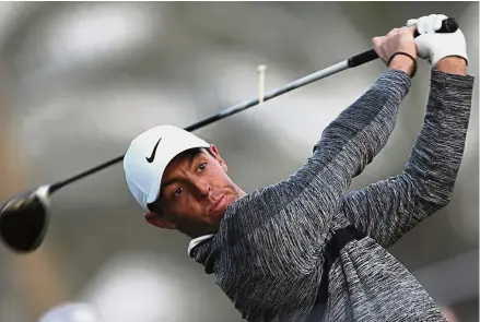  ??  ?? Let’s go: Northern Ireland’s Rory McIlroy feels the best way to prepare himself for the US Masters is to be in contention, and that’s exactly what he aims to do at the Pebble Beach Pro-Am this week. — AP