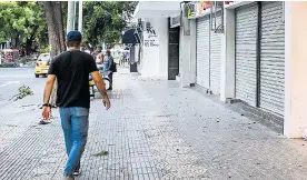  ?? CESAR BOLÍVAR ?? Sector del Centro que permaneció varias horas sin el servicio de energía.