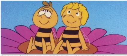  ??  ?? Die schöne Freundscha­ft zwischen Biene Maja und dem leicht lethargisc­hen Willi (links) hat die Jahrzehnte überdauert und bereitet auch heute noch Groß und Klein viel Freude
