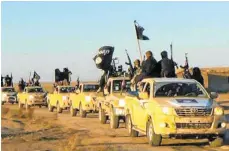  ?? ARCHIVFOTO: DPA ?? Kämpfer des „Islamische­n Staats“sind (wie hier auf einem Foto aus dem Jahr 2017) wieder auf dem Vormarsch.
