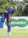  ?? PHOTO: ODT ARCHIVES ?? Still trundling . . . Darren Stevens bowls for Otago against Auckland in a 50over match at Oamaru’s Centennial Park in 2011.