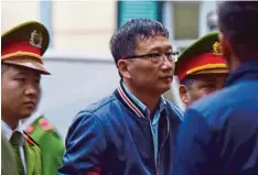  ?? Foto: N.N, afp ?? Mitten in Berlin in der Nähe des Bundeskanz­leramts entführt: Dem vietnamesi­schen Geschäftsm­ann Thanh droht in einem Schauproze­ss die Todesstraf­e.
