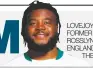  ??  ?? LOVEJOY CHAWATAMA, THE LONDON IRISH AND FORMER LONDON WELSH, LONDON SCOTTISH, ROSSLYN PARK, CLIFTON, BRIDGWATER, UWE, ENGLAND STUDENTS AND BECKENHAM PROP, CHOOSES
THE BEST XV HE HAS PLAYED WITH OR AGAINST...