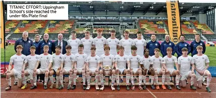 Young rugby stars ‘did their school proud in defeat’ - PressReader
