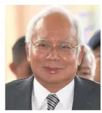  ??  ?? Brief stop: Police are expected to take Najib’s statement at Bukit Aman before he is brought to court today.