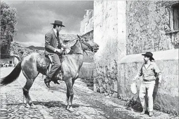  ?? Film Movement ?? “TIME TO DIE,” a 1966 Mexican western, pits Jorge Martinez de Hoyos, right, and Alfredo Leal against fate.