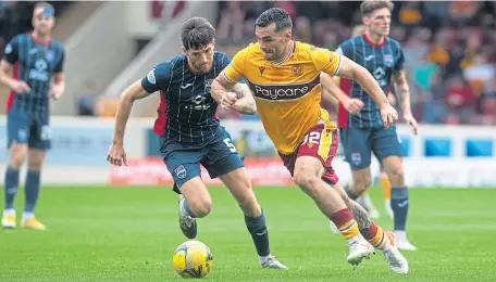  ?? ?? Well goal scorer Tony Watt piles on the pressure