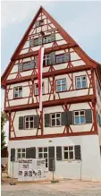  ?? Foto: Bernd Schied ?? Das Gebäude in der Luckengass­e ist aus dem Jahr 1460.