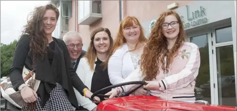  ??  ?? Niamh Kenny, George Stacey, Lorainne O’ Sullivan, Dolorus Pollard and Jacqui Pollard at the Show Launch.