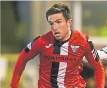  ??  ?? Dunfermlin­e striker Kevin O’Hara remains upbeat.