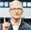  ?? BEBETO MATTHEWS, AP ?? Apple CEO Tim Cook.