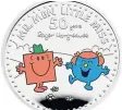  ??  ?? The Little Miss Sunshine coin, and the coin with Mr Strong and Little Miss Giggles.