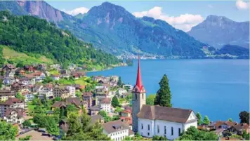  ??  ?? Switzerlan­d ranked as the No. 1 best country according to U.S. News and World Report.