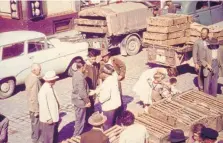  ?? FOTO: STADTARCHI­V ?? Szene vom Saumarkt aus den 1960er-Jahren.
