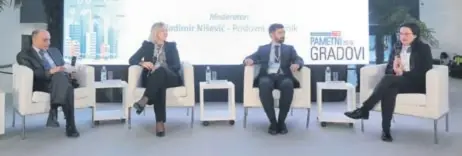  ?? TOMISLAV MILETIĆ/PIXSELL ?? Vladimir Nišević, Snježana Turalija, Dario Jembrek i Gordana Lalić na panelu