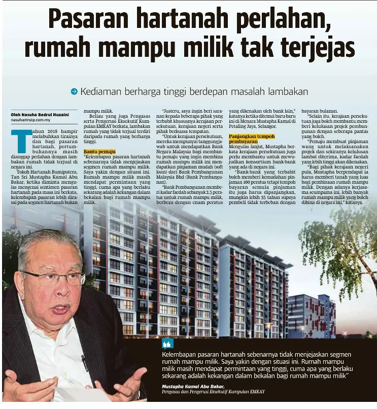 Pasaran Hartanah Perlahan Rumah Mampu Milik Tak Terjejas Pressreader
