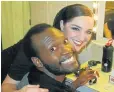  ??  ?? SIDE BY SIDE: Sifiso Mazibuko and his wife, Melonie