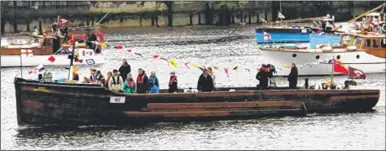  ??  ?? New Britannic at the 2012 Queen’s Diamond Jubilee celebratio­ns