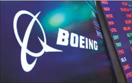  ?? Richard Drew Associated Press ?? BOEING WAS among the companies that failed to honor vows to withhold funds from lawmakers who voted against certifying the election results on Jan. 6, 2021.