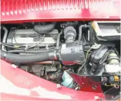  ??  ?? Spotless 16v Zetec engine delivers strong performanc­e.