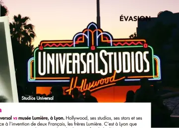  ??  ?? Studios Universal