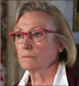  ?? The Canadian Press ?? Carolyn Bennett, Minister of Indigenous and Northern Affairs, talks to reporters about the resignatio­n of MMIW commission­er Marilyn Poitras.