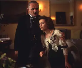  ?? Photograph: Photo 12/Alamy ?? ‘She’d worked 13 days in a row and Ismail tried to cancel her weekend off’ … Emma Thompson with Anthony Hopkins in Howards End.