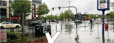  ??  ?? Hier läuft es überhaupt nicht gut – sagt der ADFC. Der Kreuzungsb­ereich Reeperbahn/ Zirkusweg/Millerntor­platz ist laut Fahrradclu­b zu unübersich­tlich und damit gefährlich. Die Stelle sollte entschärft werden.