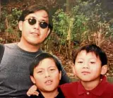 ??  ?? A young Onglao with little Kenjie and Mikey