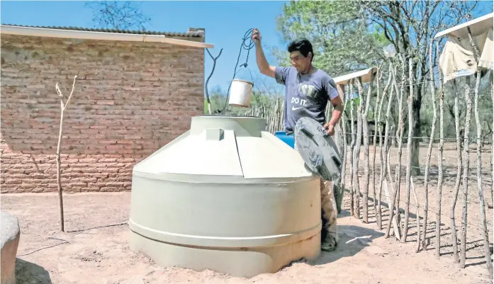  ?? Diego lima / arChivo ?? Santiago del Estero es la provincia que tiene más cantidad de hogares sin agua de red