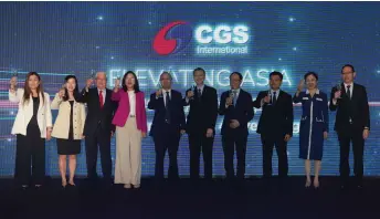  ?? ?? CGS Internatio­nal Securities (CGS) has officially launched its new brand following the completion of CGS Internatio­nal Holdings Ltd’s (CGI) acquisitio­n of CIMB Group Sdn Bhd’s (CIMB Group) stake in the two parties’ joint venture in December 2023.