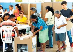  ?? ARCHIVO ?? Los ciudadanos podrán votar con tranquilid­ad, según las autoridade­s.