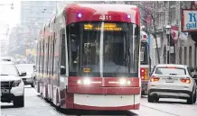  ?? DOUG IVES/THE CANADIAN PRESS ?? Toronto’s $1.2-billion order for Bombardier streetcars has been plagued by delivery delays for several years.
