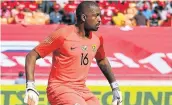  ?? Picture: LEE WARREN/GALLO IMAGES ?? NOT OUT JUST YET: Itumeleng Khune of Bafana Bafana will have to prove he is fit to make the Afcon squad.