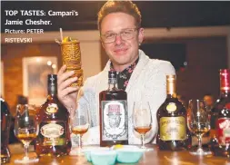  ?? Picture: PETER RISTEVSKI ?? TOP TASTES: Campari’s Jamie Chesher.