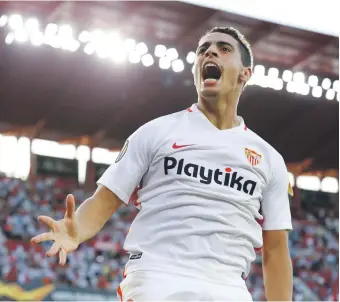  ?? Reuters ?? The goals of Wissam Ben Yedder have helped propel Sevilla to the top of Primera Liga