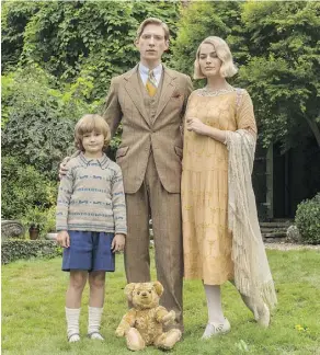  ?? FOX SEARCHLIGH­T PICTURES ?? Goodbye Christophe­r Robin tells the true-life backstory of A.A. Milne’s children’s classic, Winnie the Pooh, and the relationsh­ip between the author and his son.