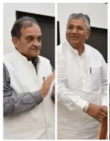  ??  ?? Ch. Birender Singh; P.P. Chaudhary