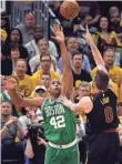  ?? AARON DOSTER/USA TODAY SPORTS ?? Al Horford and the Celtics are averaging 98.3 points per game on the road during the playoffs this season.