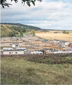  ??  ?? The Travellers’ site at St Cyrus.