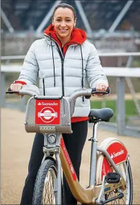  ??  ?? Low point in the
cycle: Jessica Ennis-Hill is an ambassador for Santander, which said it is seeing reduced consumer confidence