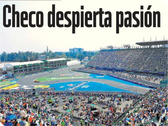  ?? FOTO: OSWALDO FIGUEROA ?? Las tribunas del Foro Sol lucieron llenas para observar los primeros ensayos.