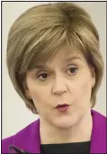  ??  ?? Concerns: Nicola Sturgeon